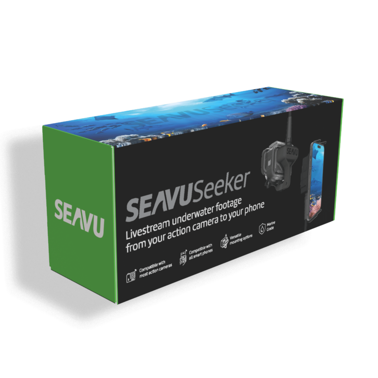 Seavu Seeker Starter Kit retail box packaging