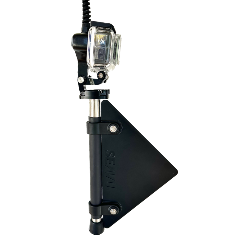 GoPro and DJI drop camera weight and fin for fishing and underwater inspections