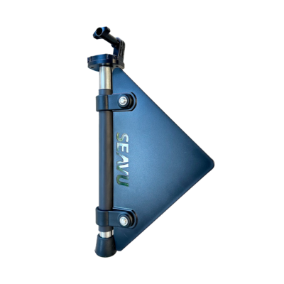 Weight and fin for Gopro or DJI action camera to use as a drop camera for fishing and underwater inspections