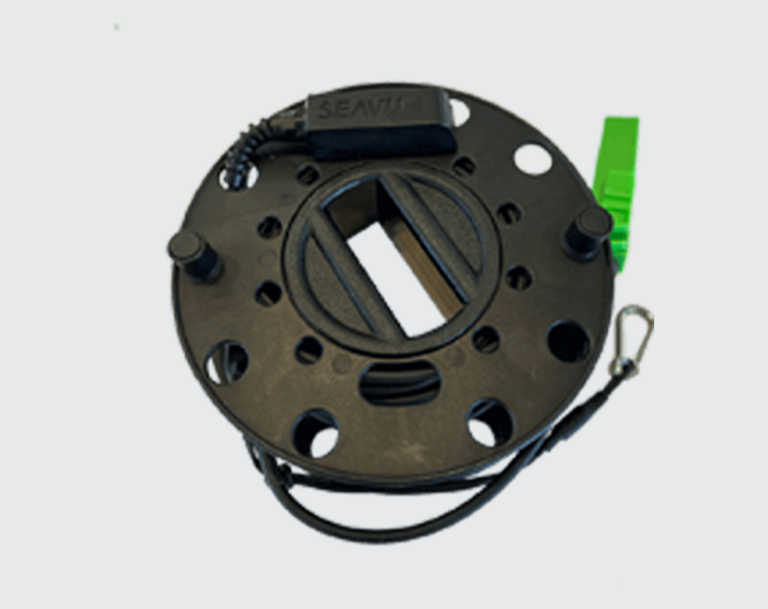 Seavu Explorer 17m Hand Reel for underwater camera use on kayaks, boats, or personal watercraft