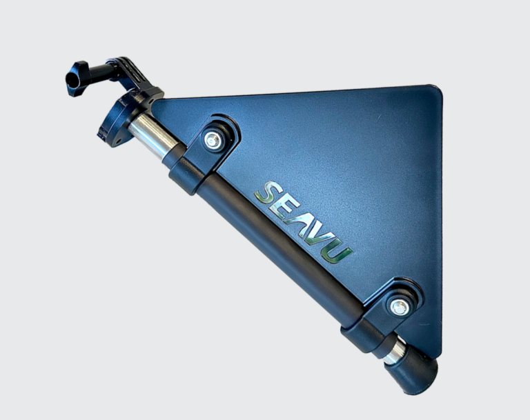 Seavu Seeker Current Fin with 360-degree rotation for precise underwater camera alignment