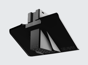 Seavu Troll Fin attachment for maintaining underwater camera depth while trolling