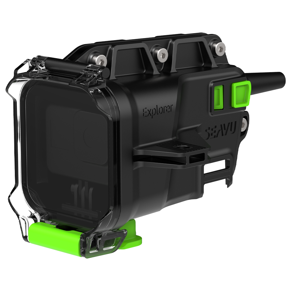 Seavu Explorer+ underwater housing with DisplayPort video output support